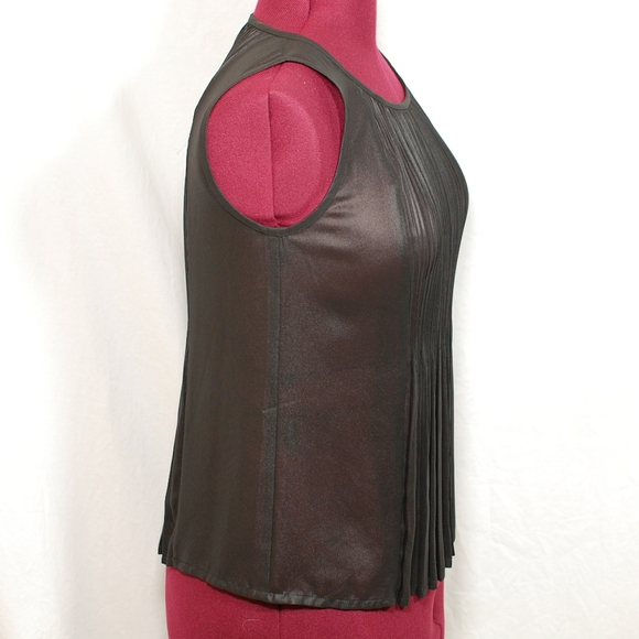 ROSEMUNDE Black Silk Tank - Picture 4 of 7
